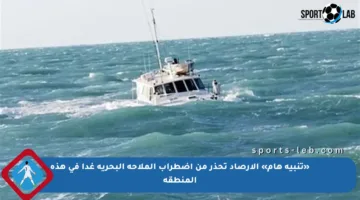«تنبيه هام» الأرصاد تحذر من اضطراب الملاحة البحرية غدا في هذه المنطقة
